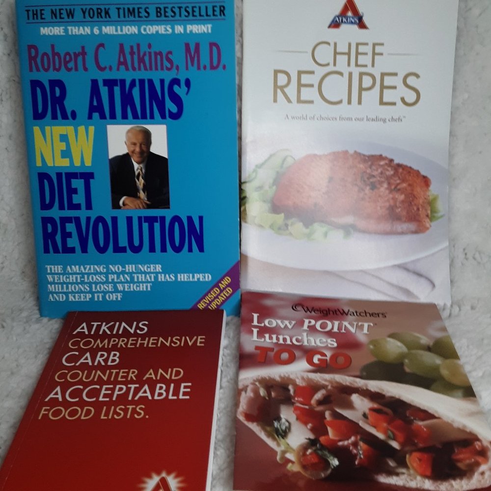Atkins New Diet Revolution + 3 more books